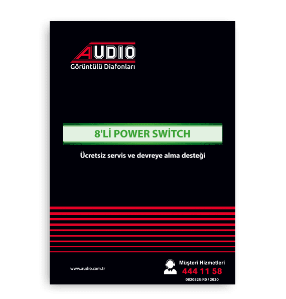 8'li PoE Switch Montaj ve Bağlantı Kılavuzu